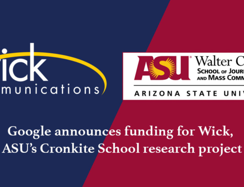 Google announces funding for Wick, ASU’s Cronkite School research project